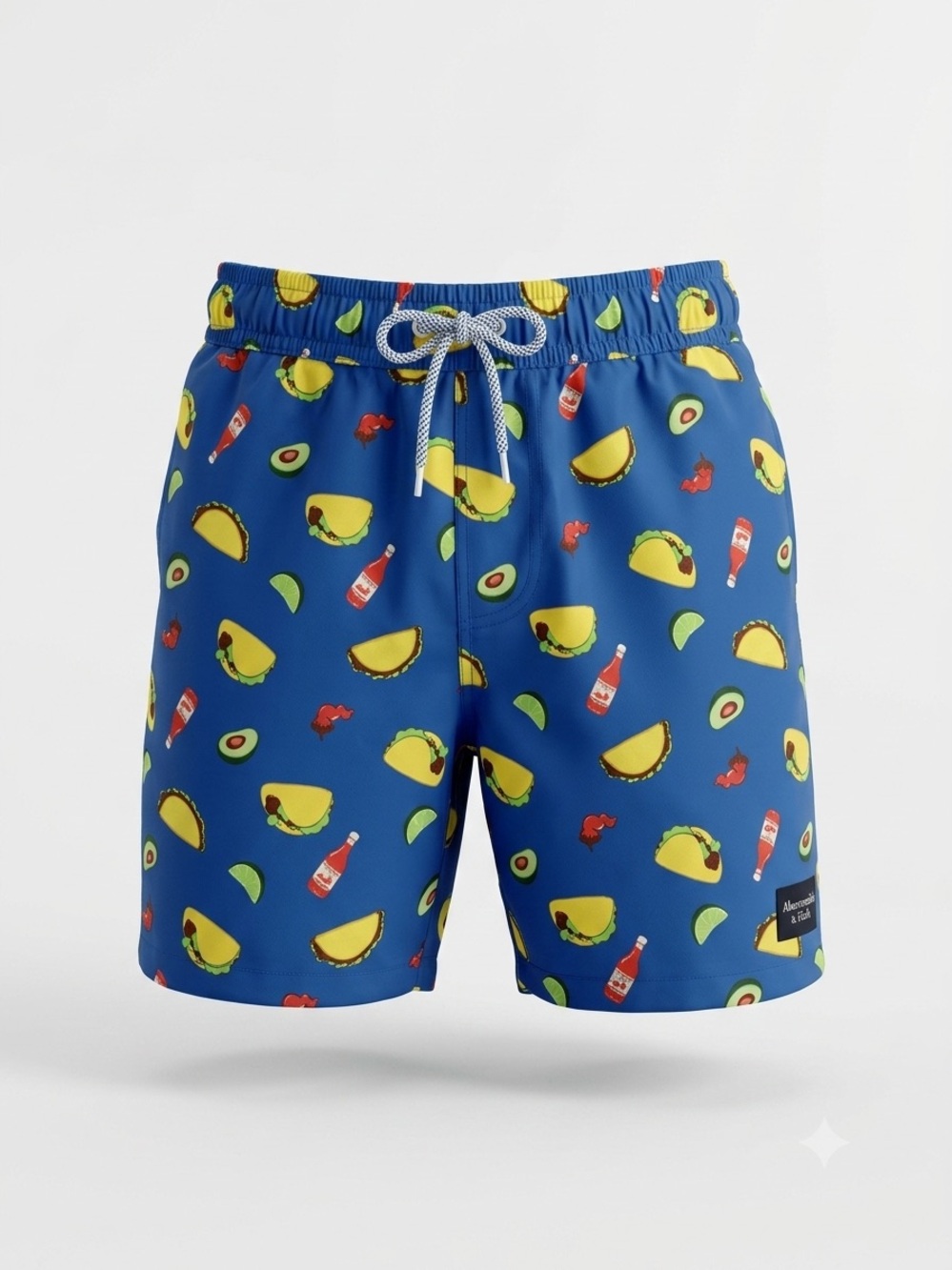 abercrombie kids Blue Taco & Avocado Swim Trunks